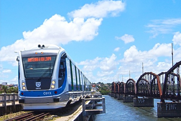 Trem em Natal vai sofrer reajuste — Foto: CBTU/Divulgação