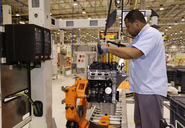 Fábrica de motores da Ford em Camaçari, na Bahia (Foto: SECOM-BA)