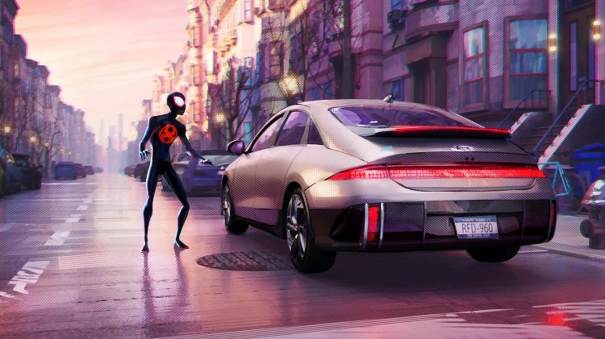 Hyundai unveils a new electric car in the movie “Spider-Man: Into the Spider-Verse” |  entertainment