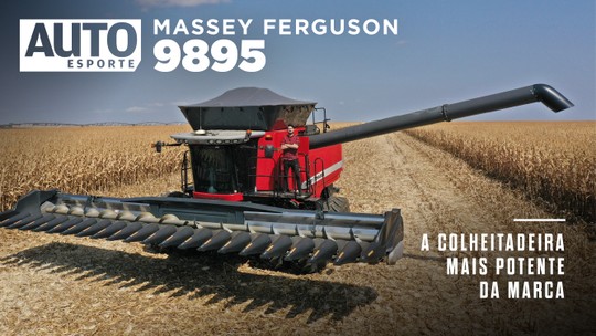 Vídeo: Massey Ferguson 9895 custa R$ 3,5 milhões e colhe mais de 70 toneladas de milho por hora