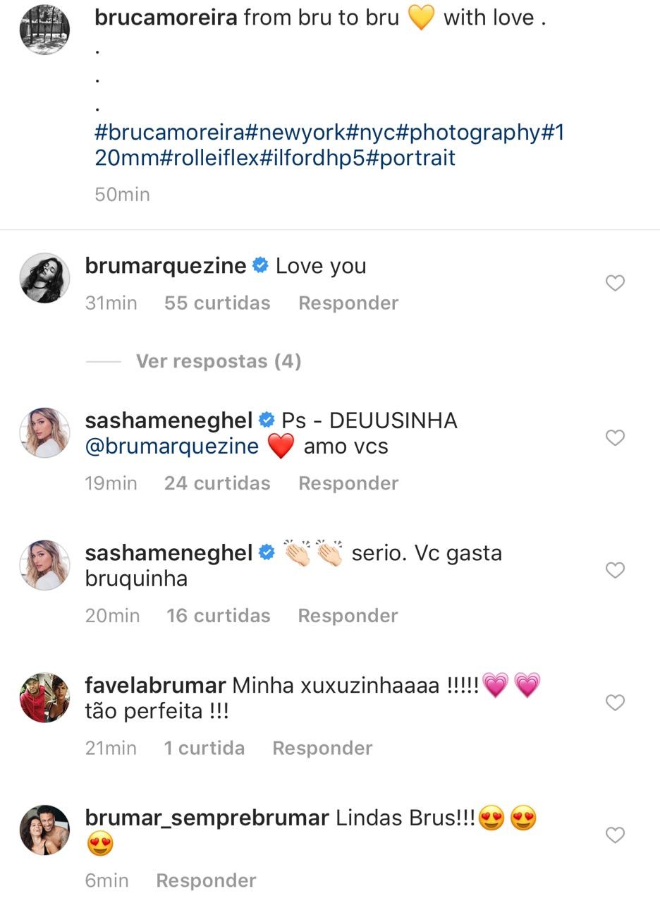 Bruna Marquezine posa para Bruna Moreira (Foto: Reprodução/Instagram)