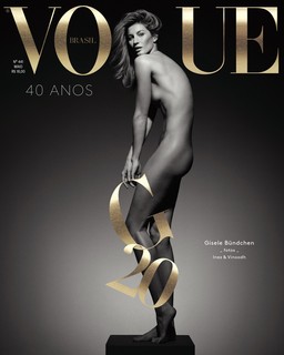 Na edição de 40 anos da Vogue Brasil, por Inez & Vinoodh