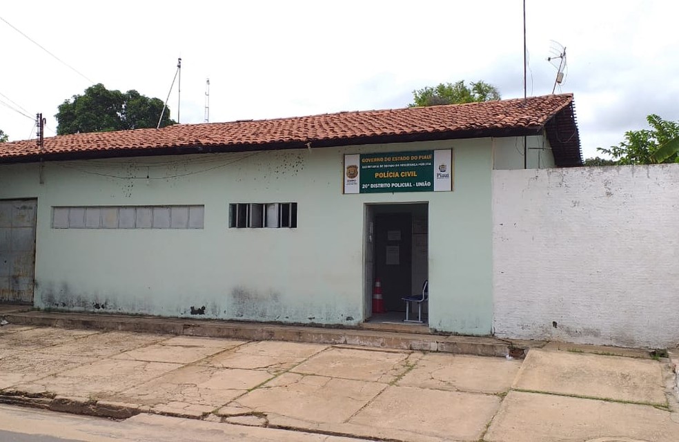 Sede da delegacia de Polícia Civil em União, no interior do Piauí  — Foto: Alejandro Fernandes/ Click União