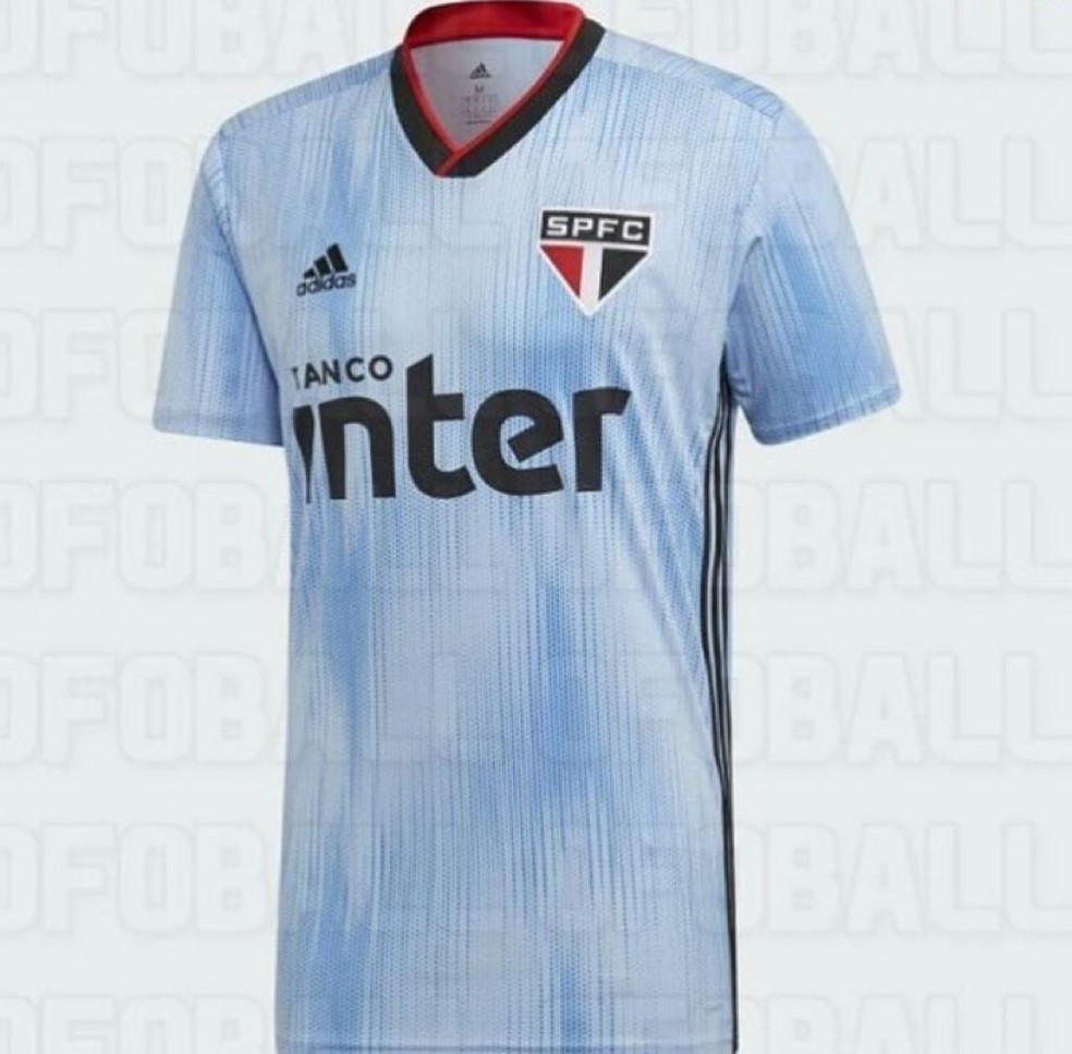 Suposto novo terceiro uniforme do São Paulo — Foto: Reprodução