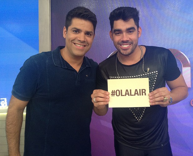 Gabriel Diniz participa do #OlaLair (Foto: Samir Miguel / Gshow)