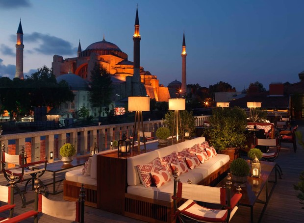 Hotel Four Seasons Hotel Istanbul At Sultanahmet, em Istambul, na Turquia (Foto: Four Seasons/ Divulgação)