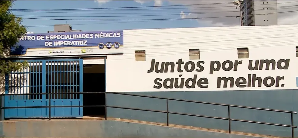 Centro de Especialidades Médicas dos Três Poderes, em Imperatriz — Foto: Reprodução/TV Mirante
