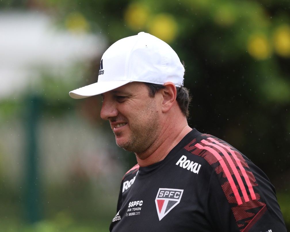 Rogério Ceni em treino do São Paulo — Foto: Rubens Chiri / saopaulofc