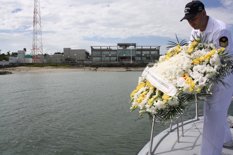 Homenagem foi nesta quarta-feira (25) em Natal (Foto: Marinha do Brasil/Divulgação)