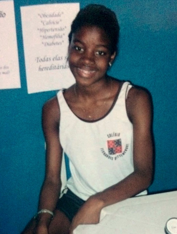 Aos 13 anos, no Colégio Fernandes Bittencourt, em Benfica (Foto: Arquivo Pessoal)