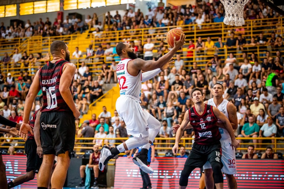 Franca x Flamengo, pelo 1º turno do NBB 2019/2020, no Pedrocão, em Franca — Foto: Marcos Limonti