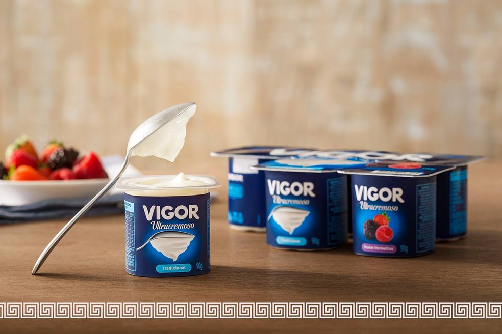 Iogurte da marca Vigor (Foto: Reprodução/Facebook Vigor Brasil)