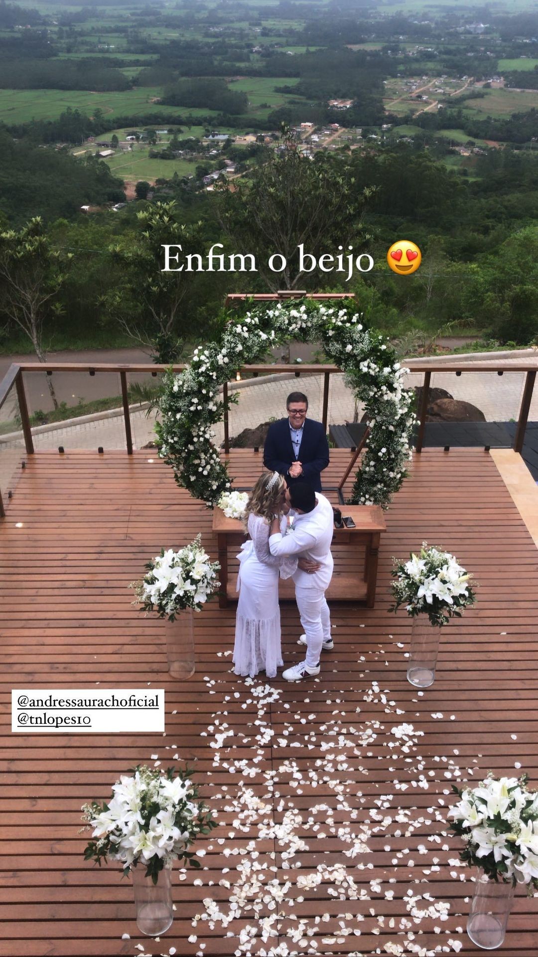 Andressa Urach e Thiago Lopes se casam (Foto: Reprodução/Instagram)