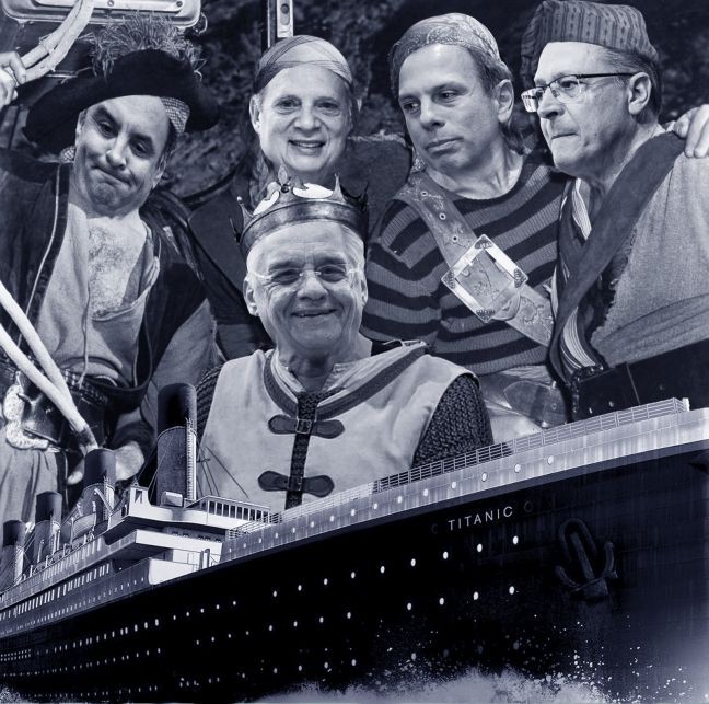 Piratas no Titanic (Foto: Antonio Lucena) Piratas no Titanic (Foto: Antonio Lucena)