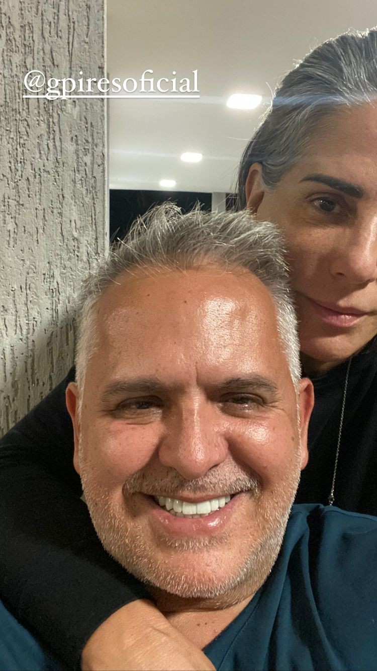 Orlando Morais e Gloria Pires (Foto: reprodução/instagram)