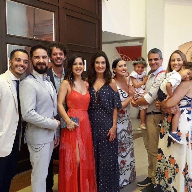 Fátima Bernardes em casamento (Foto: Reprodução/Instagram)