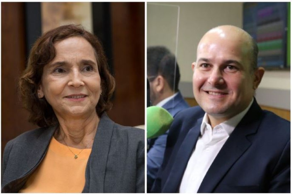 Izolda Cela e Roberto Cláudio, possíveis pré-candidatos do PDT ao governo do Ceará. — Foto: Fabiane de Paula/José Leomar/Sistema Verdes Mares