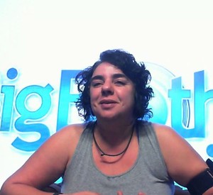 Mariza diz que seu maior afeto na casa é Adrilles (Foto: TV Globo)