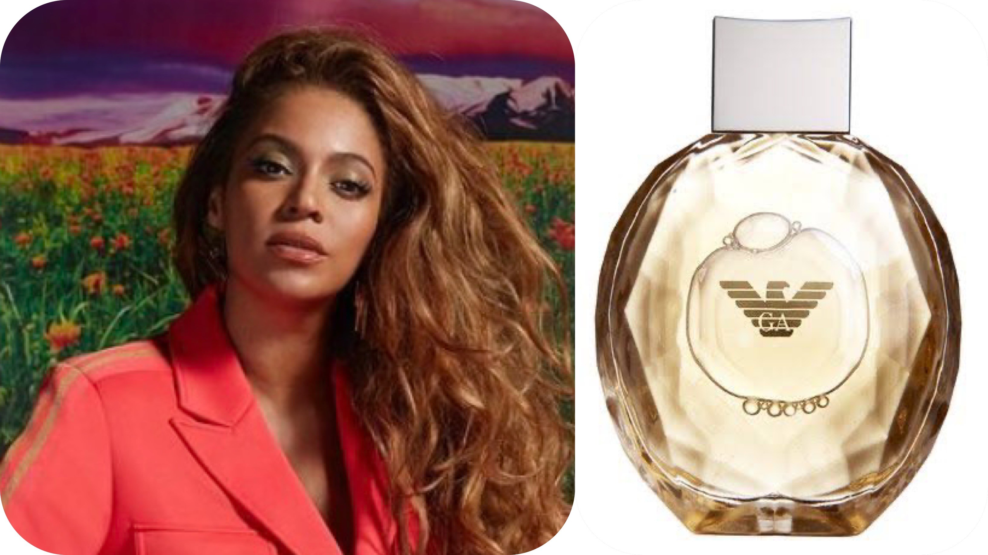 O perfume de Beyonce - Diamonds Intense, da Emporio Armani (Foto: Reprodução Instagram / Divulgação)