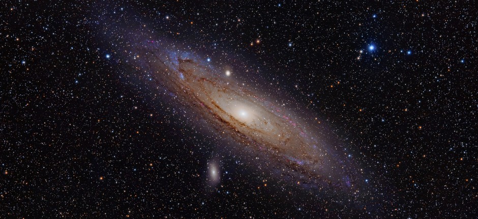 A galáxia de Andrômeda (Foto: Wikimedia/Adam Evans)
