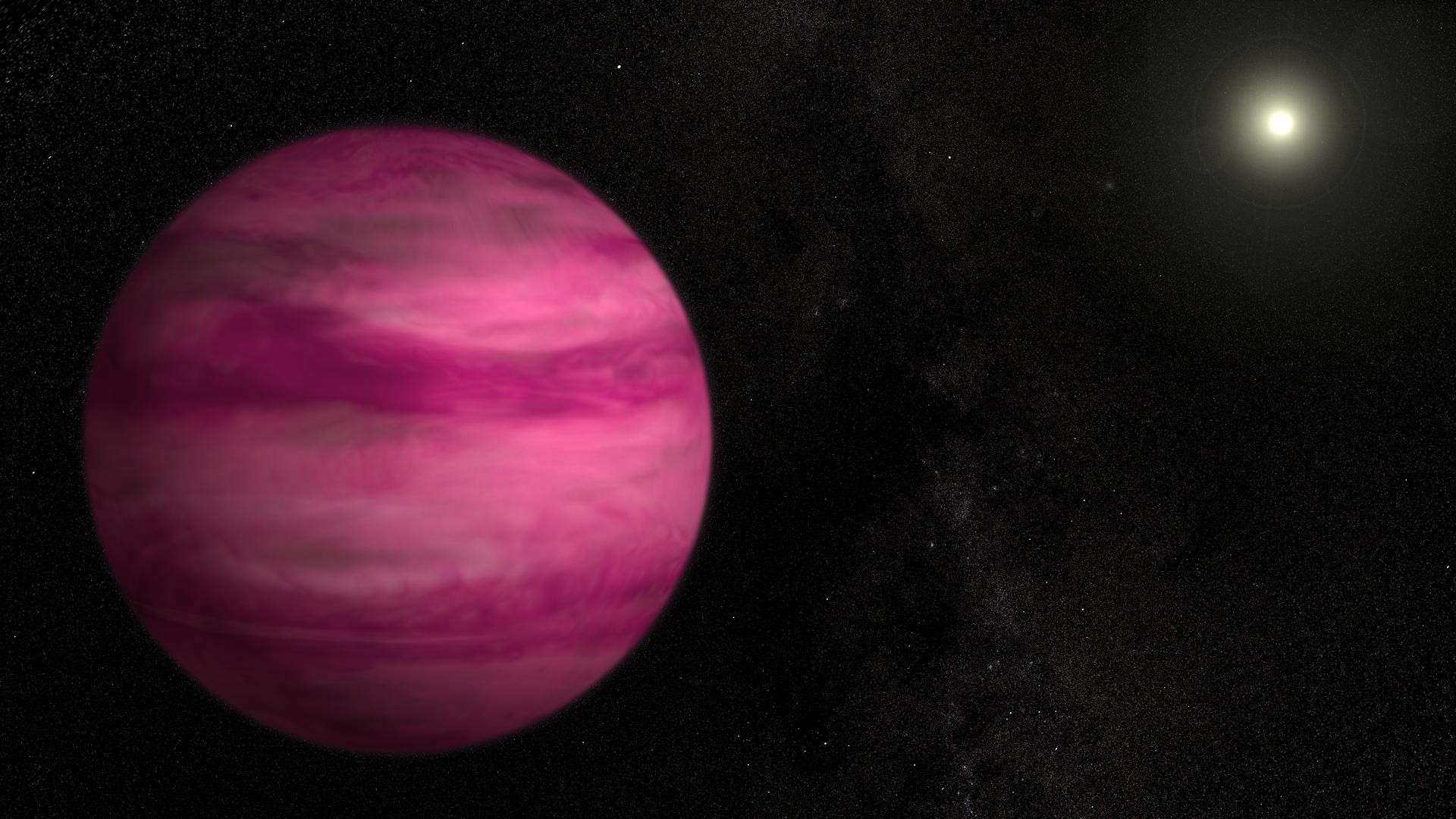 GJ 504b, exoplaneta com menor massa registrado junto à uma estrela parecida com o Sol (Foto: NASA/Goddard/S)