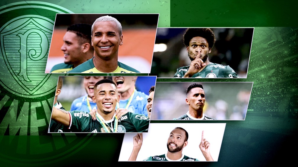 Centroavantes que passaram pelo Palmeiras durante a "era Crefisa" — Foto: ge