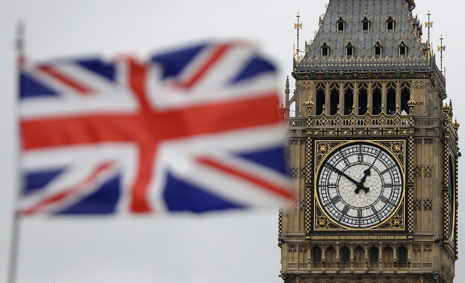 bandeira; Londres; Reino Unidos; Inglaterra; Big Ben