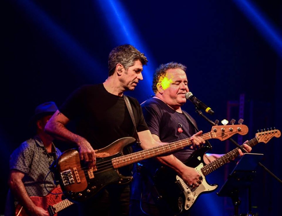 Show de Leoni e Léo Jaime — Foto: Rvandro Tavares/Divulgação