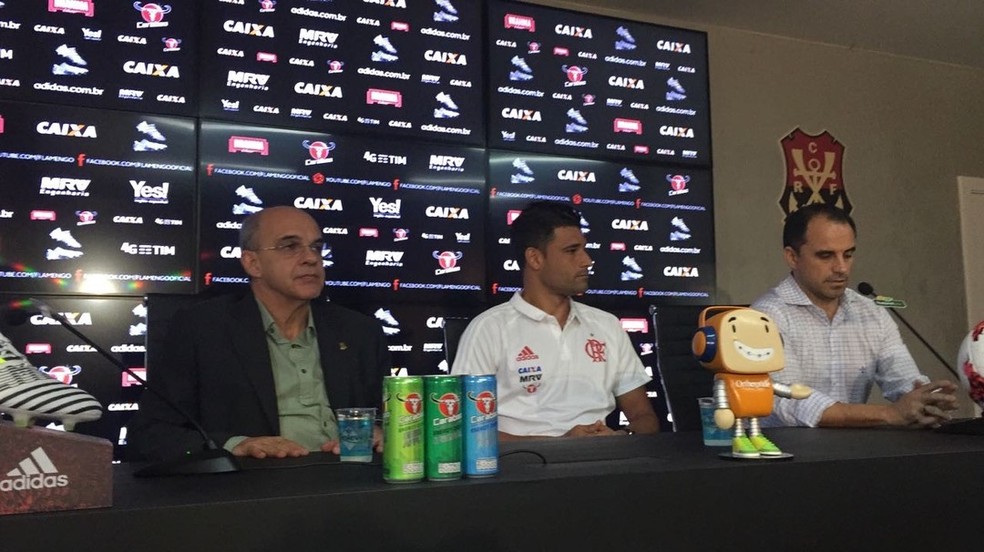 Coletiva de imprensa - Ederson Flamengo (Foto: Raphael Zarko)