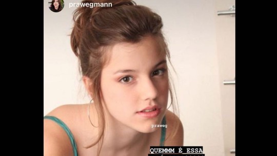 Alice Wegmann impressiona ao postar foto de quando tinha 15 anos