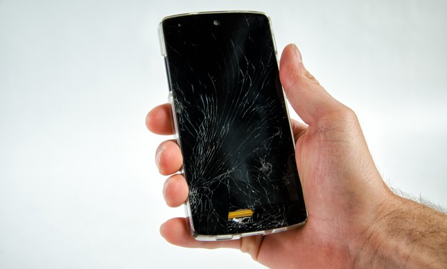 Smartphone danificado 