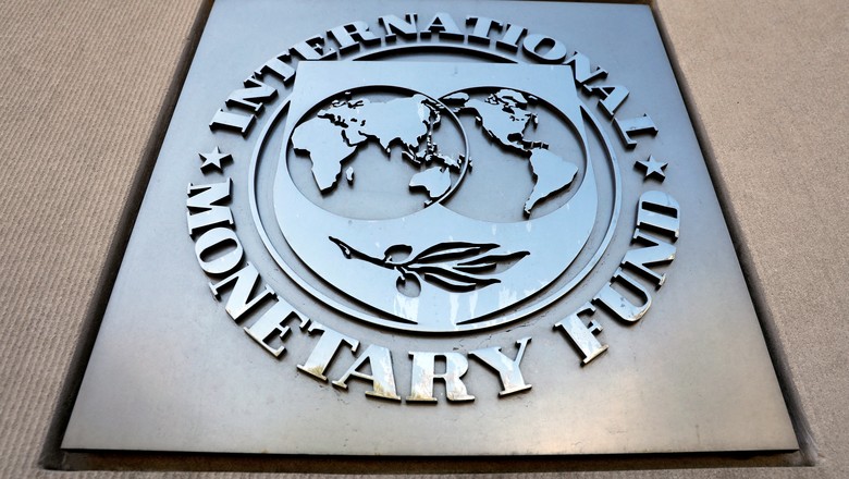 Logo do FMI em sua sede em Washington (Foto: REUTERS/Yuri Gripas)