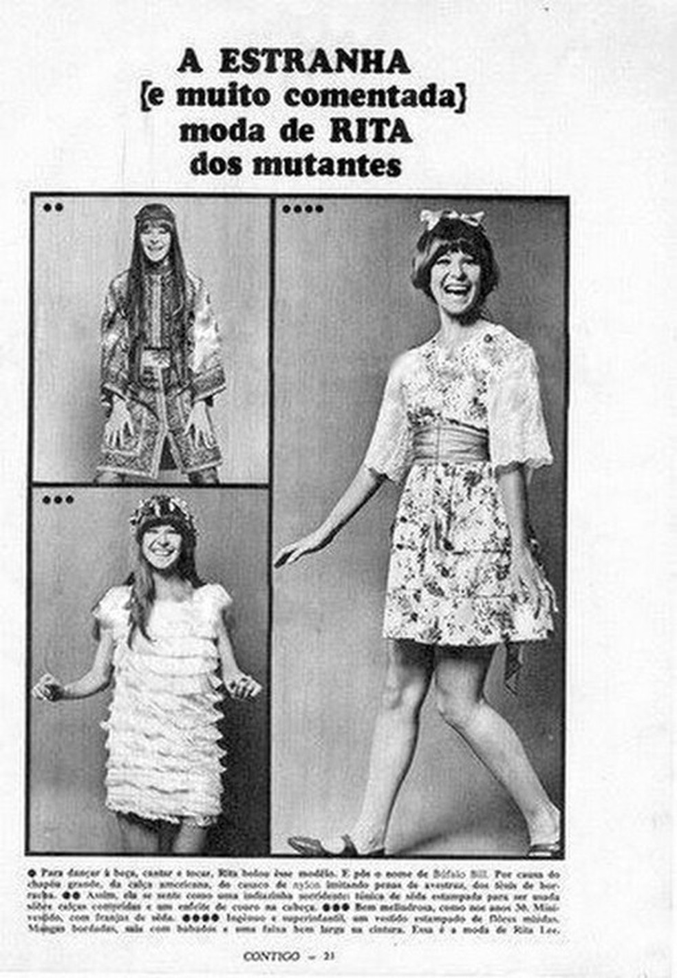 Revista Contigo! dos anos 60 &mdash; Foto: Reprodu&ccedil;&atilde;o