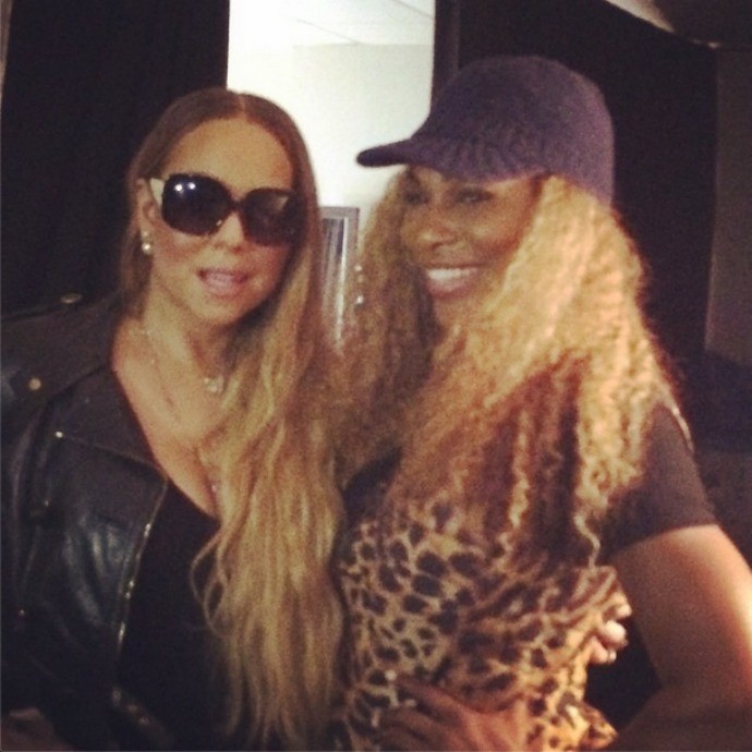 Serena Williams e Mariah Carey em Singapura (Foto: Reprodução/Instagram)