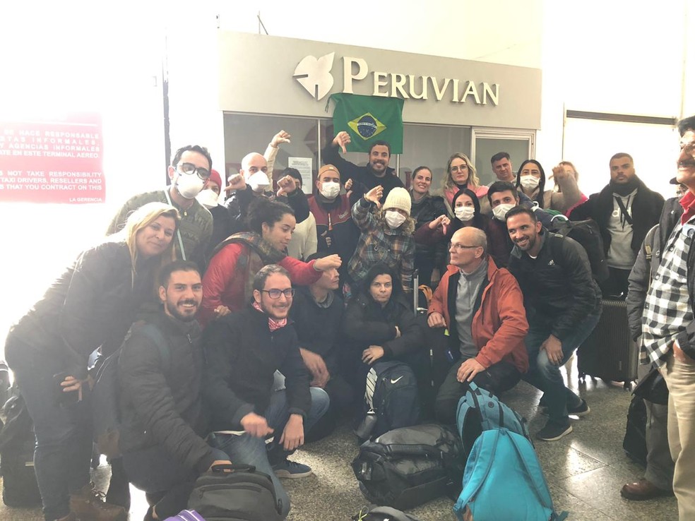 Brasileiros no Peru não conseguem voo de volta ao Brasil e estão 'presos' em aeroporto — Foto: Arquivo pessoal