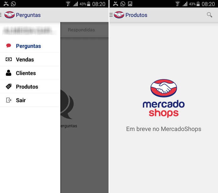 Aplicativo oferece recursos para facilitar a vida de quem tem lojas virtuais no MercadoShops (Foto: Reprodução/Filipe Garrett)