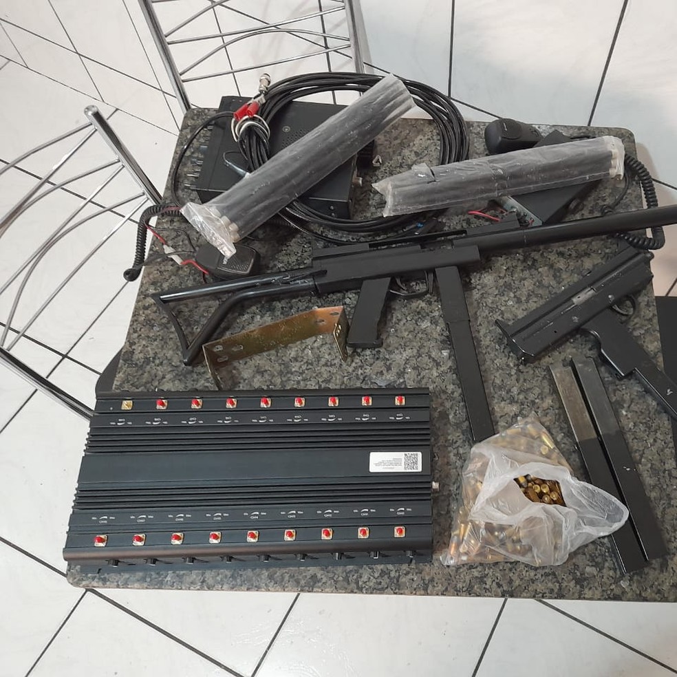 Armas foram apreendidas pela Guarda municipal de Campina (SP), nesta segunda-feira (7) — Foto: Guarda Municipal de Campinas