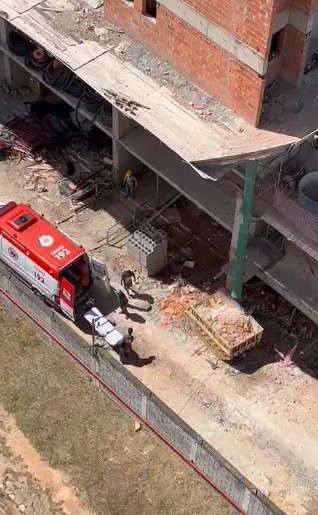 Homem fica ferido ao sofrer acidente em obra em Sorocaba