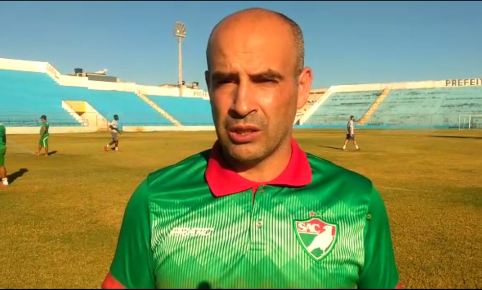 Daniel Neri, técnico do Salgueiro — Foto: Reprodução 