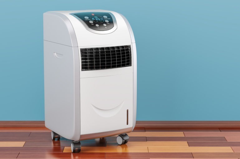 O climatizador de ar resfria e umidifica o ar dos ambientes sem a necessidade de grandes investimentos (Foto: Reprodução/Shoptime)