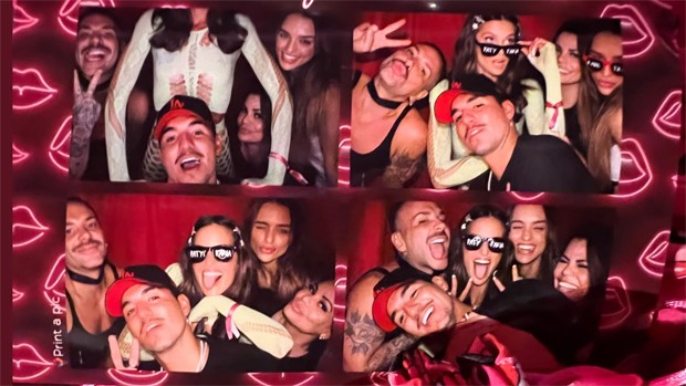 Neymar, Gabriel Medina, Matheus Mazzafera, Rafa Kalimann são famosos que foram ao aniversário de 26 anos de Rafaella Santos (Foto: Reprodução / Instagram)