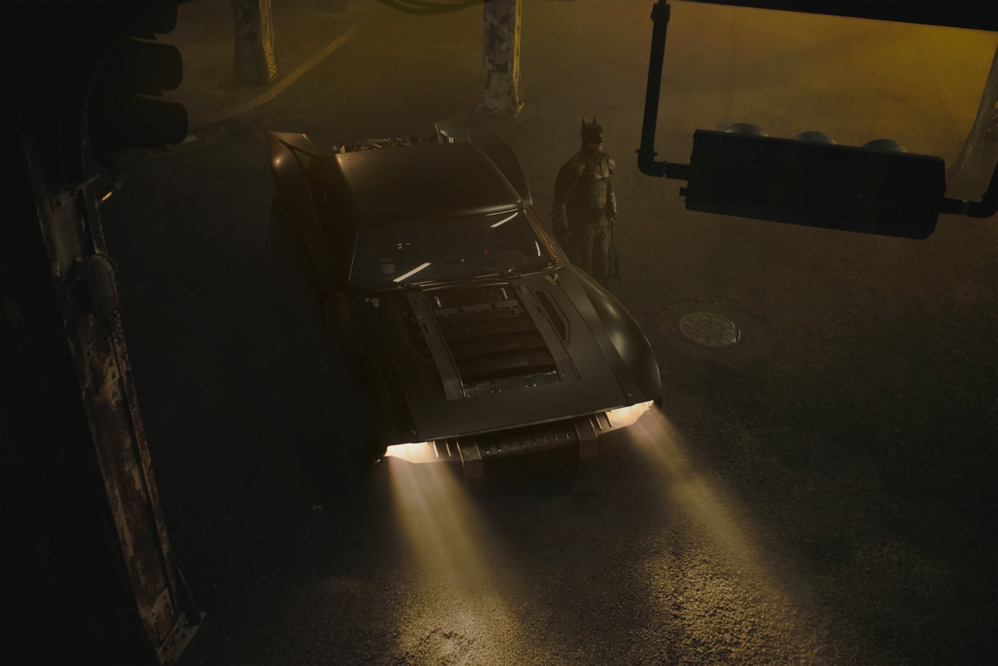 Novo Batmóvel de The Batman, previsto para 2021 (Foto: Twitter)