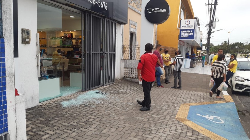 Cabo da Aeronáutica é baleado em tentativa de assalto na Grande Natal — Foto: Sérgio Henrique Santos/Inter TV Cabugi
