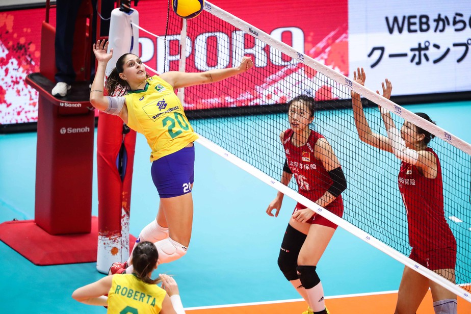 Bloqueio Da China Funciona E Brasil Perde Mais Uma Na Copa Do Mundo Volei Ge