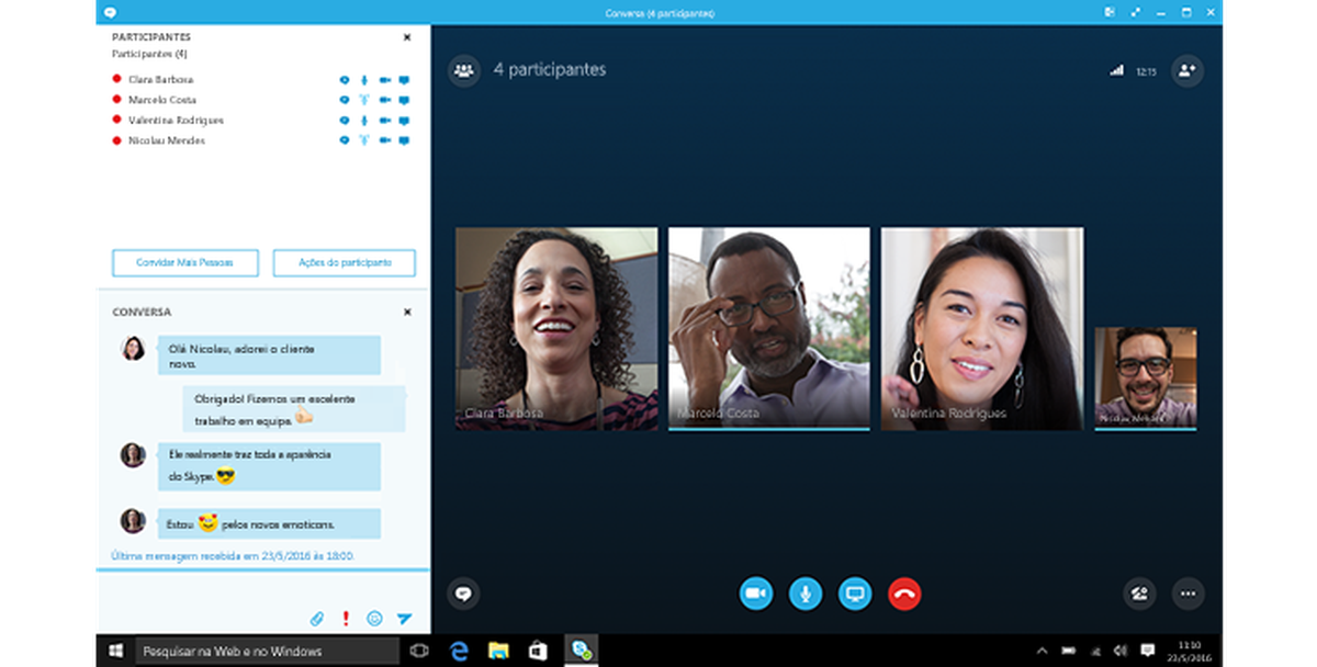 skype for business mac group conversations