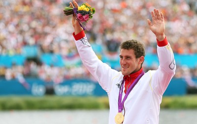 Sebastian Brendel Remo Pódio Olimpíadas de Londres 2012 (Foto: Getty Images)
