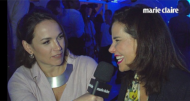 Marina Caruso e  Narcisa Tamborindeguy na festa da Marie Claire (Foto: Marie Claire/ Editora Globo)