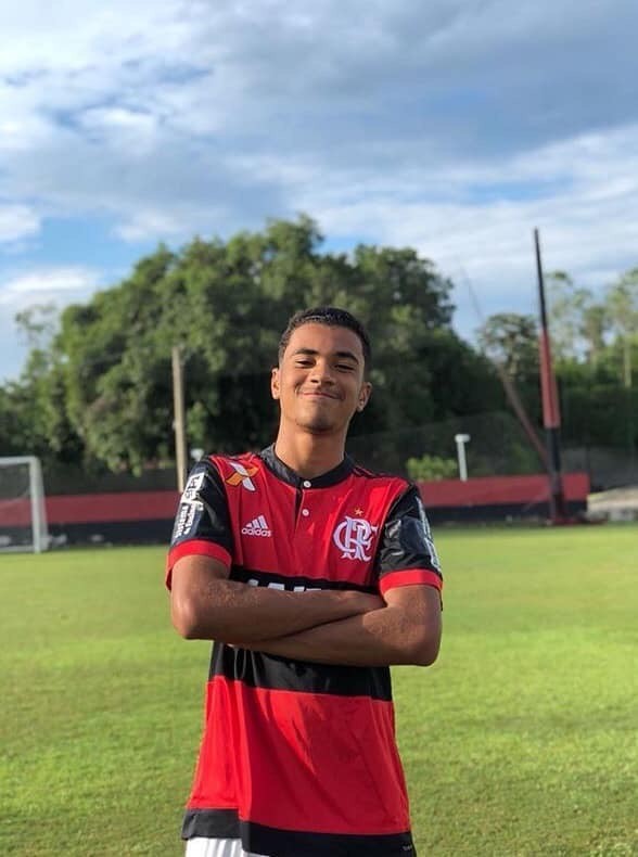 Arthur já no Flamengo (Foto: Acervo pessoal)