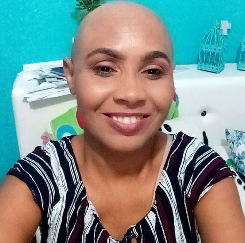 Lucilene Oliveira mora em Porto Velho e descobriu um câncer de mama. — Foto: Arquivo pessoal