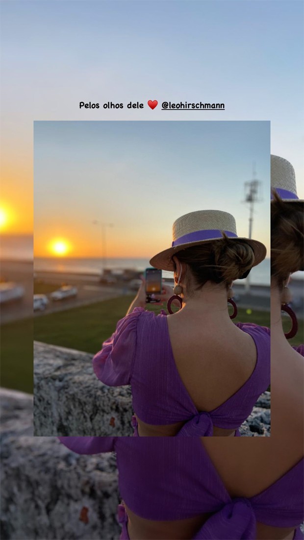 Vivian Amorim abre álbum de viagem com o namorado, Leo Hirschmann (Foto: Reprodução / Instagram)